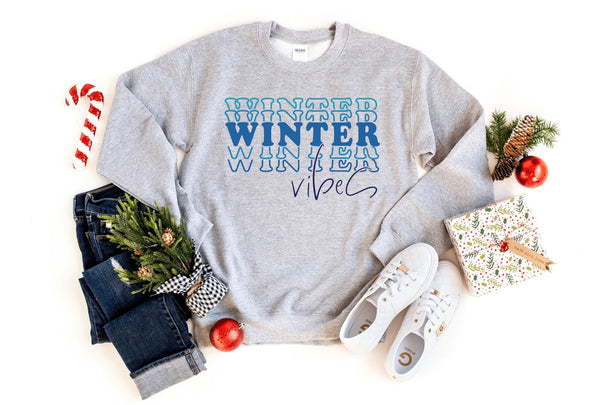 Sweatshirt-Winter Vibes Sweatshirt-S-Sport Grey-Jack N Roy