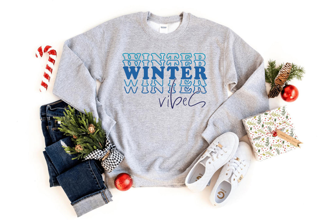 Sweatshirts-Winter Vibes Sweatshirt-S-Sport Grey-Jack N Roy