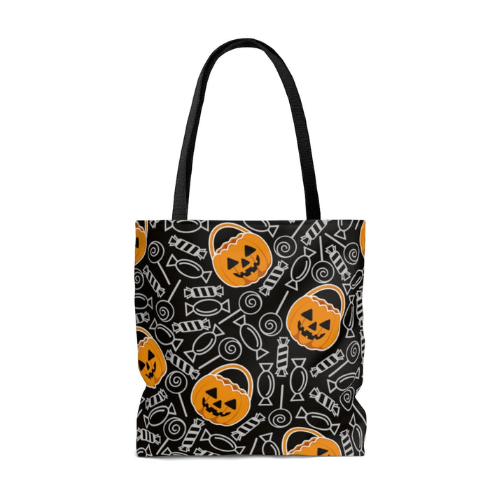 Tote Bag-Candies & Pumpkins Tote Bag-Jack N Roy