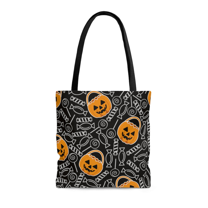 Tote Bag-Candies & Pumpkins Tote Bag-Medium-Jack N Roy