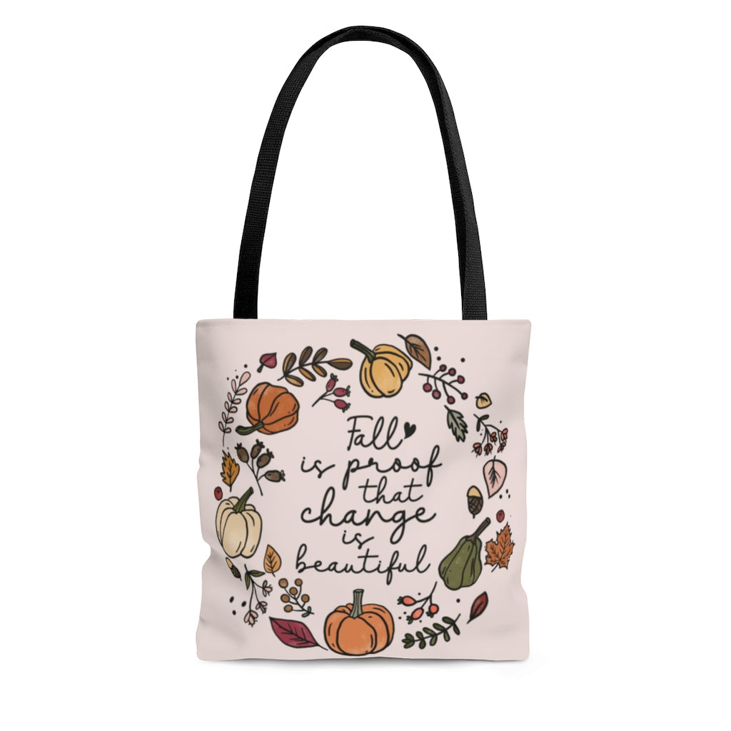 Tote Bag-Fall Is The Proof Tote Bag-Small-Jack N Roy