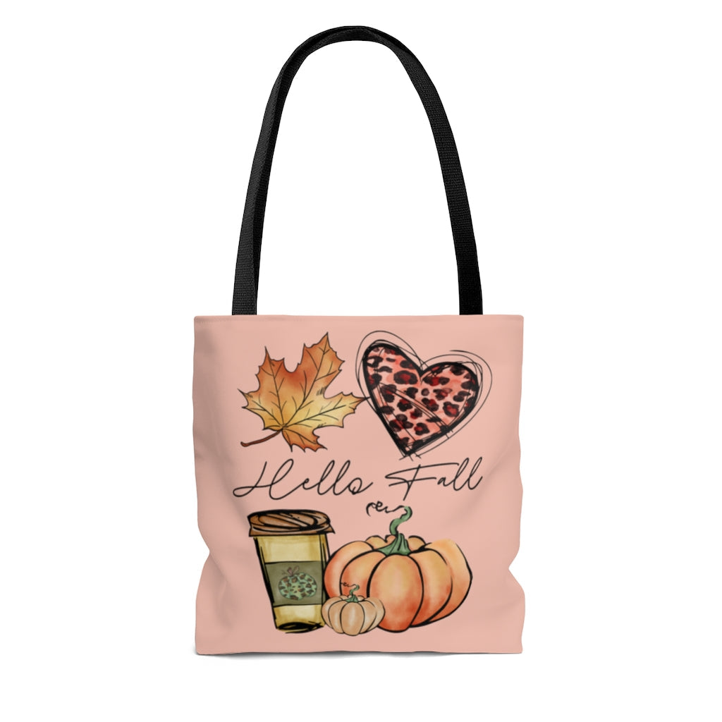 Tote Bag-Hello Fall Tote Bag-Jack N Roy