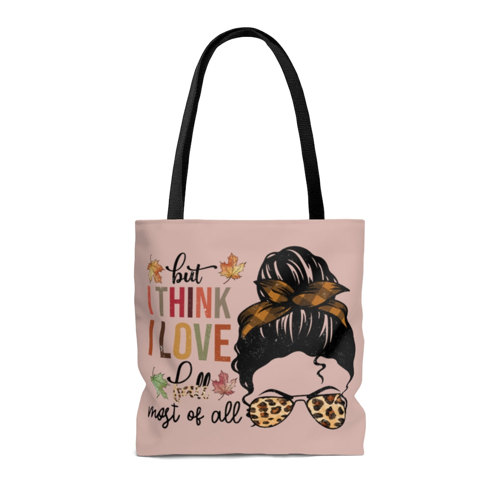 Tote Bag-I Love Fall Most Of All Tote Bag-Jack N Roy