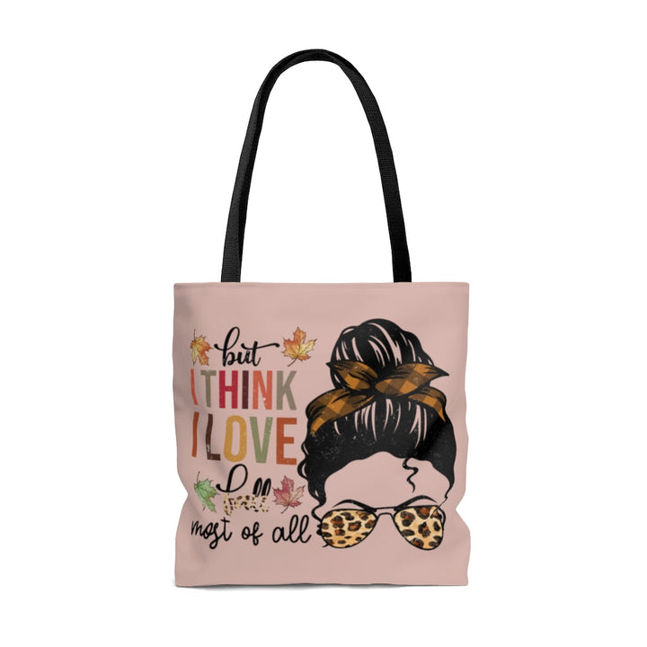 Tote Bag-I Love Fall Most Of All Tote Bag-Jack N Roy