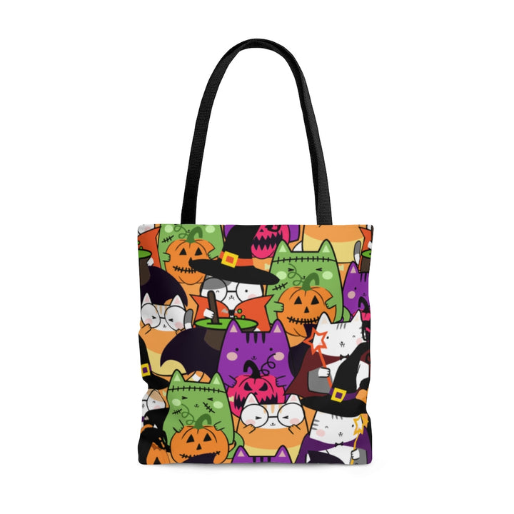 Tote Bag-Kawaii Halloween Cats Tote Bag-Large-Jack N Roy