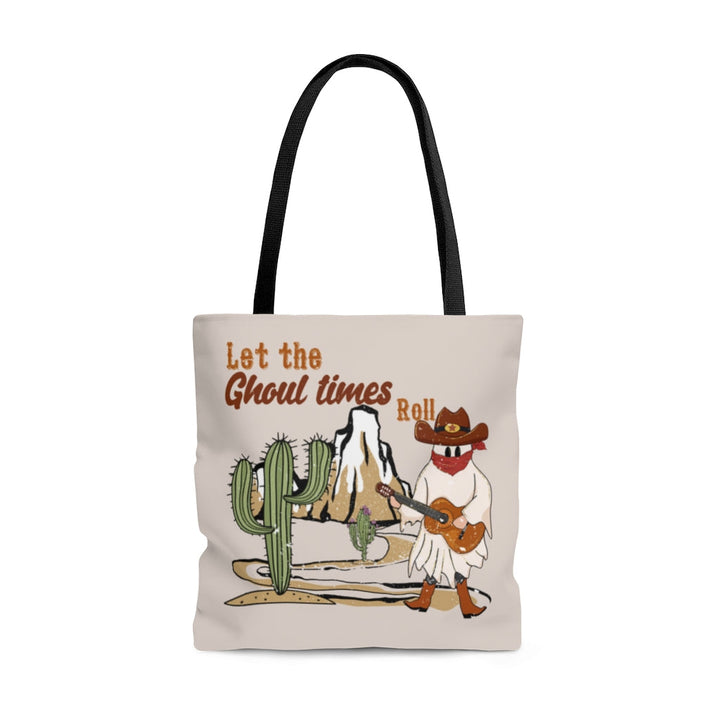 Tote Bag-Let The Ghoul Times Roll Tote Bag-Large-Jack N Roy