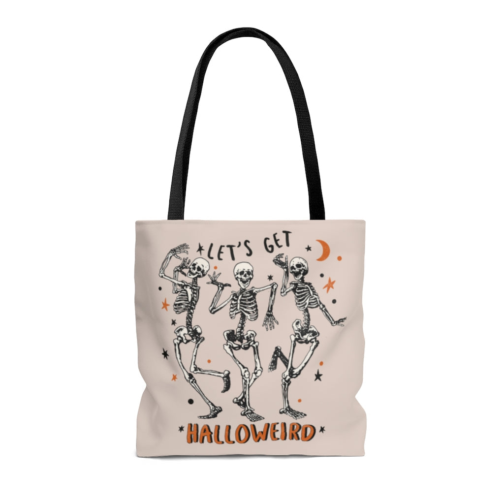 Tote Bag-Let's Get Halloweird Tote Bag-Jack N Roy