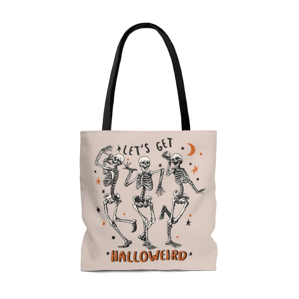 Tote Bag-Let's Get Halloweird Tote Bag-Jack N Roy