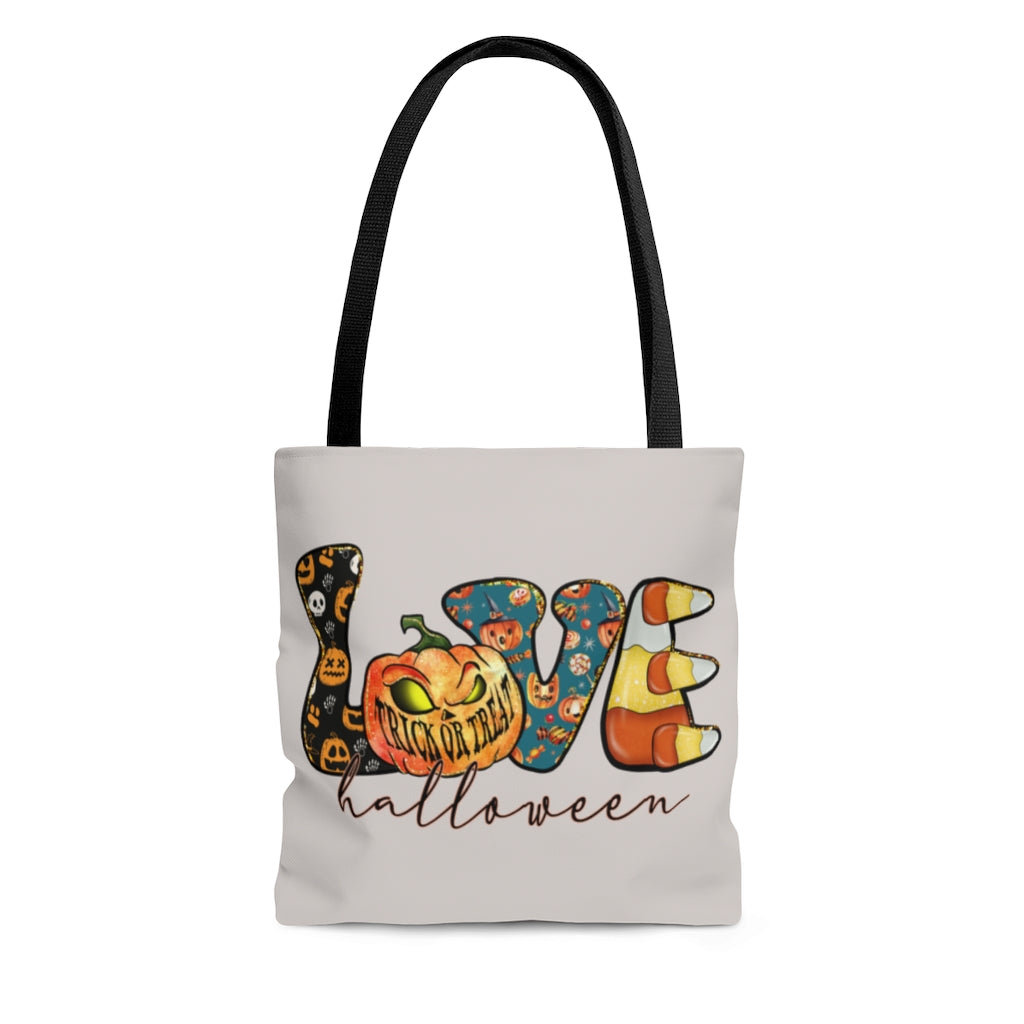 Tote Bag-Love Halloween Tote Bag-Small-Jack N Roy