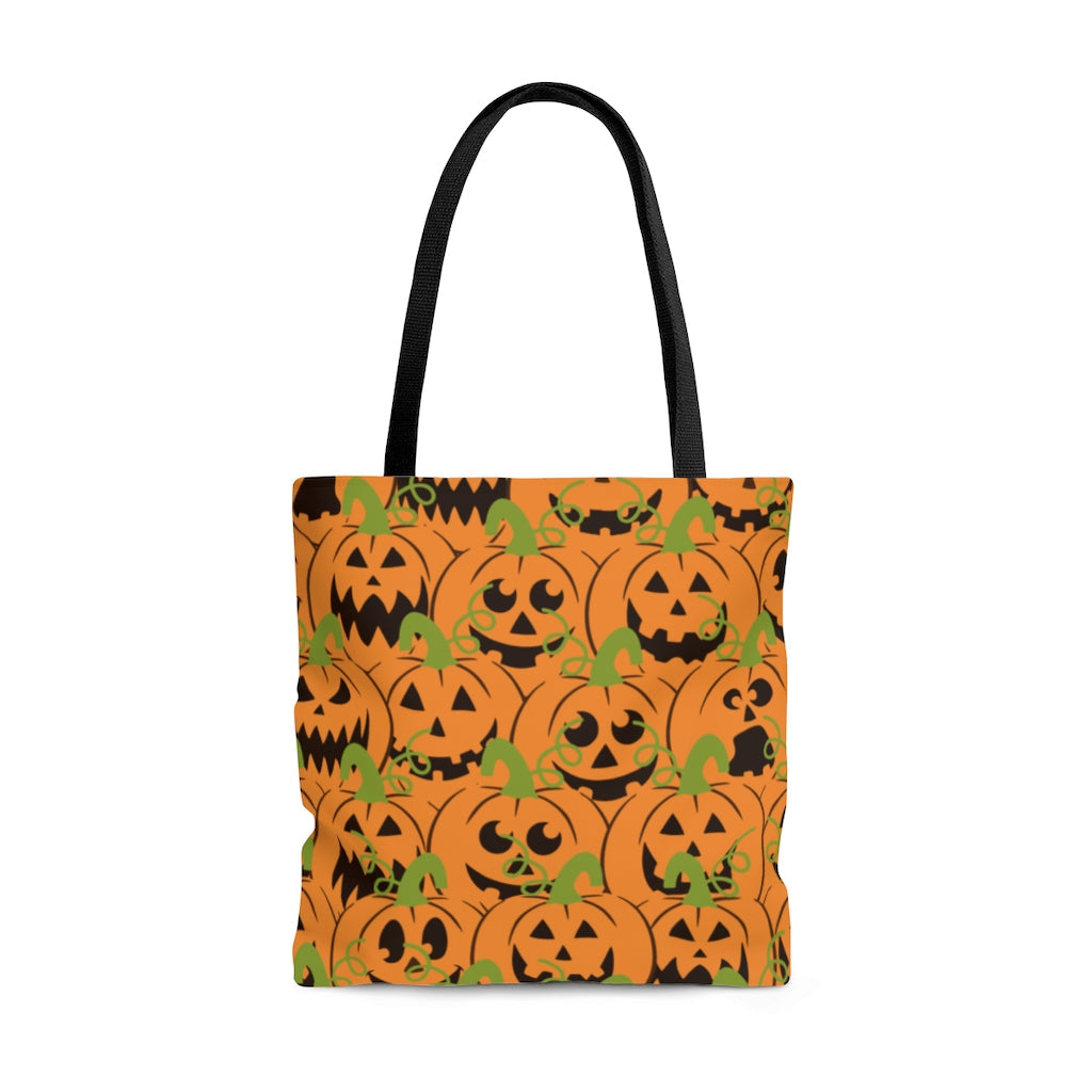 Tote Bag-Pumpkins Tote Bag-Large-Jack N Roy