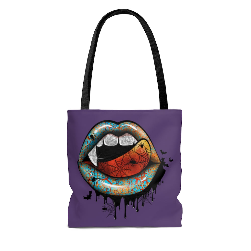 Tote Bag-Spooky Lips Tote Bag-Jack N Roy