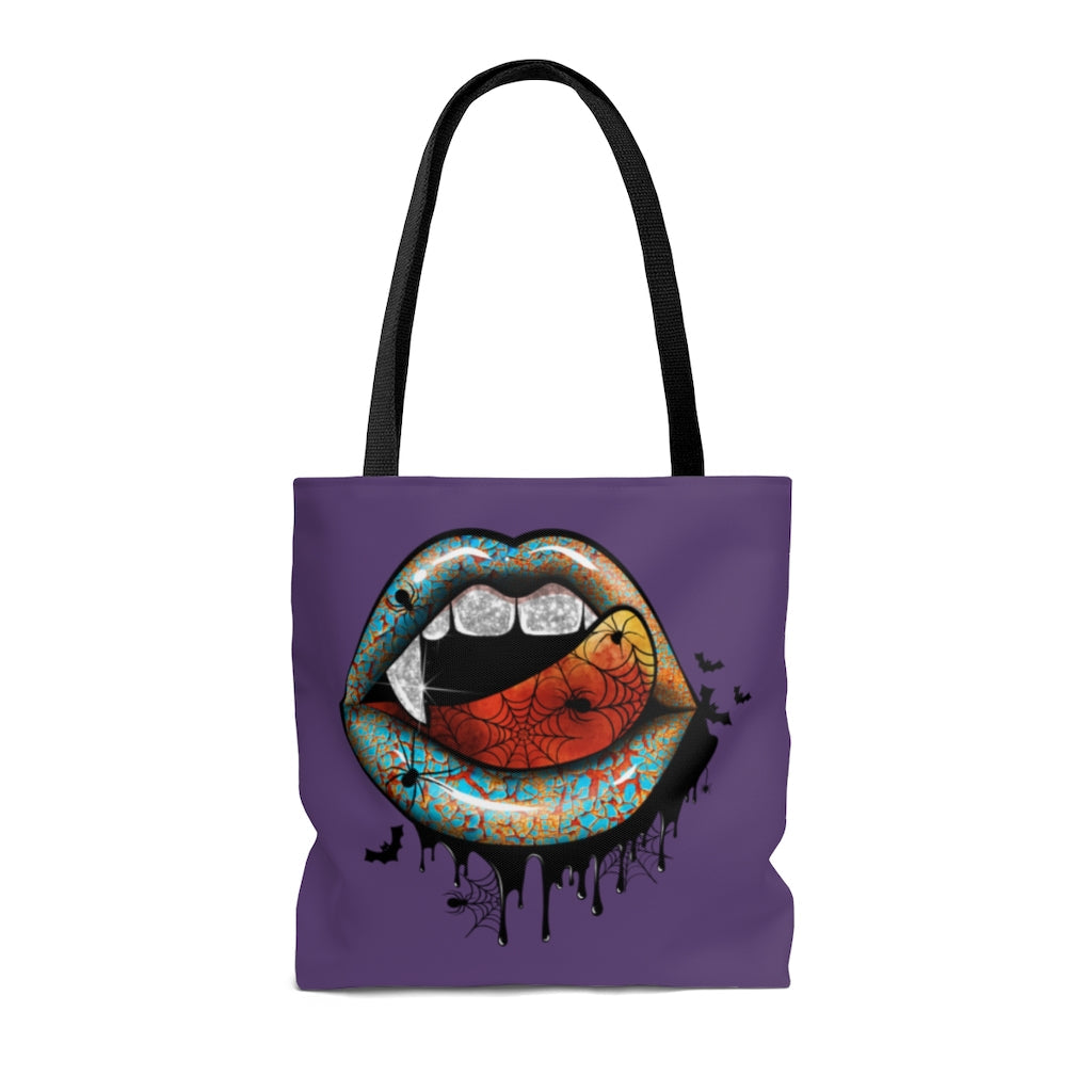 Tote Bag-Spooky Lips Tote Bag-Jack N Roy