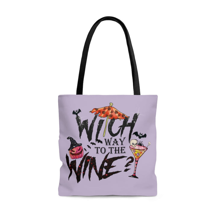 Tote Bag-Way To The Wine Tote Bag-Large-Jack N Roy