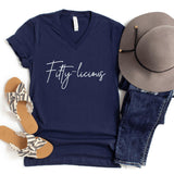 V-Neck Shirt-Fifty-licious V-Neck-S-Navy-Jack N Roy