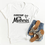 V-Neck Shirt-Motherin' V-Neck-S-White-Jack N Roy