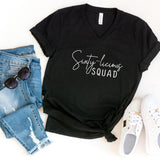 V-Neck Shirt-Sixty-licious SQUAD V-Neck-S-Black-Jack N Roy
