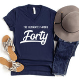 V-Neck Shirt-Ultimate F-Word V-Neck-S-Navy-Jack N Roy